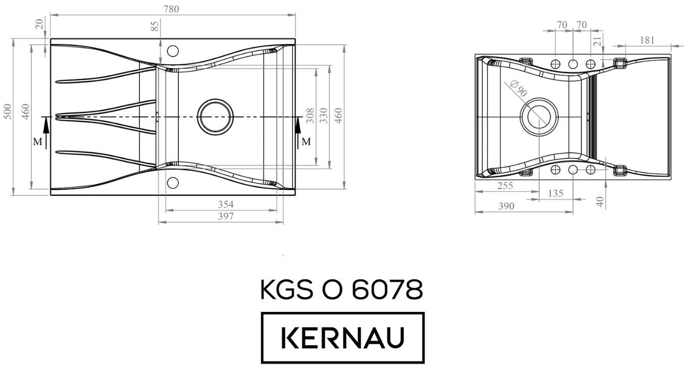 KGS O 6078 1B1D Deep Black